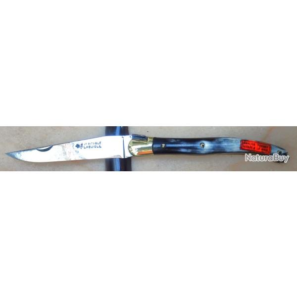 COUTEAU LAGUIOLE ANCIEN RARE " 74 VERITABLE LAGUIOLE " LAME THERIAS / St JOANIS MONDIERE 1950 THIERS