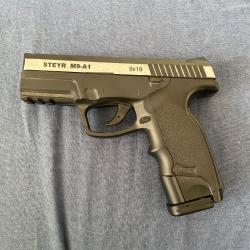 Pistolet Steyr M9-A1 Gen 3 calibre 9x19 mm en excellent &eacute;tat. Quasiment jamais utilis&eacute;.