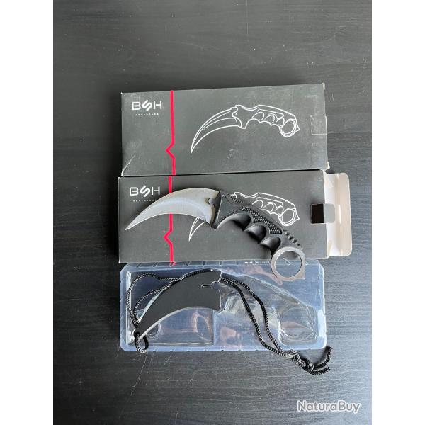 ench�re 1� pour 2 couteaux karambit