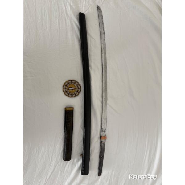 Katana Japonais Ancien sign�