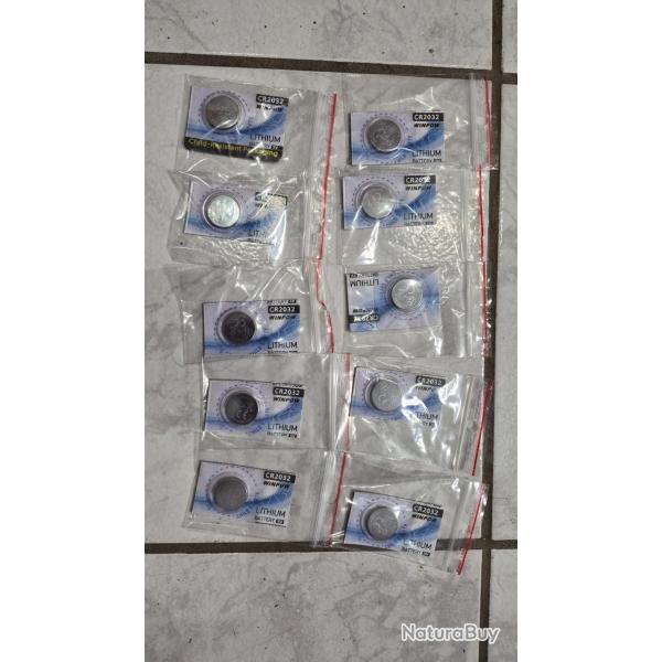 LOT 10 PILES CR2032