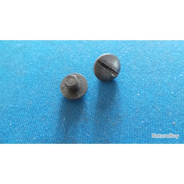 DEUX VIS DE PLAQUETTES POUR LUGER P08