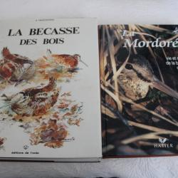 Lot 2 livres de r&eacute;f&eacute;rence sur la b&eacute;casse