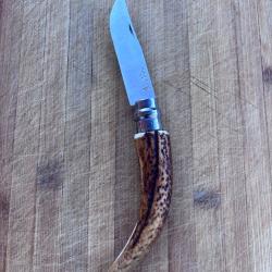 Opinel bois de cerf num&eacute;ro 9 inox