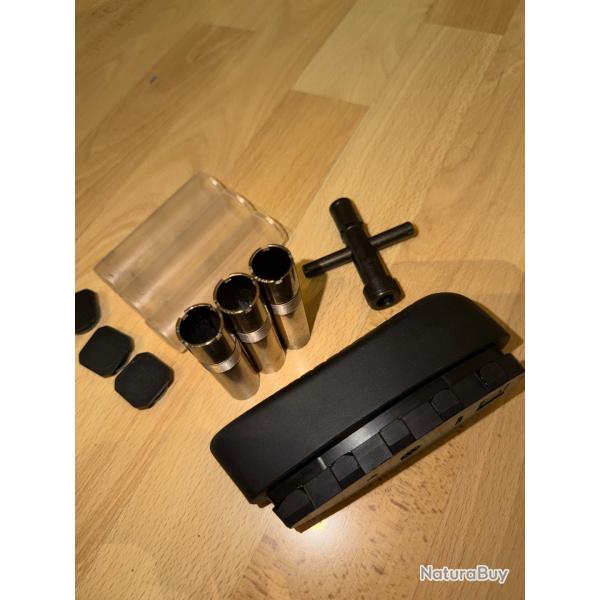 PACK BENELLI CAL.20 ? 3 CHOKES CRIO 2? 3? 4? + CL� + AIRCELL 45 MM
