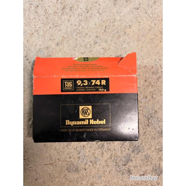Balle RWS 9,3/74 R