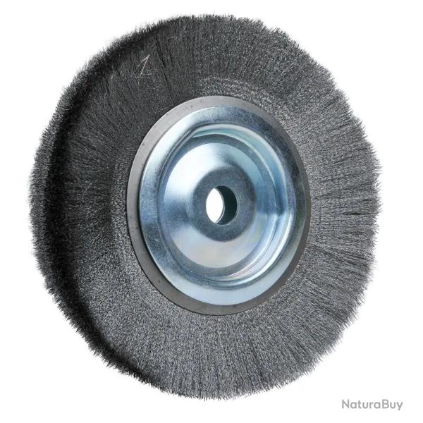 BROSSE CIRCULAIRE MONTURE ACIER DIAM 200 FIL 0.10 AL 10 SP�CIALE BRONZAGE