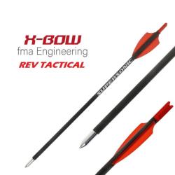 Fl&egrave;ches pour Pistolets Arbal&egrave;te X-Bow FMA Supersonic Tactical - Pack de 10