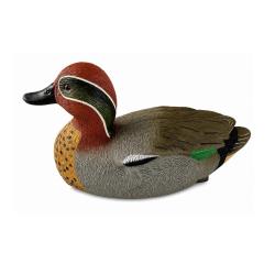 Appelant Sarcelle M&acirc;le en Mousse 28cm - Gibier d'Eau