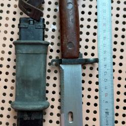 Ba&iuml;onnette pacte Varsovie Kalashnikov md.63 - AKM 6X3 Type I