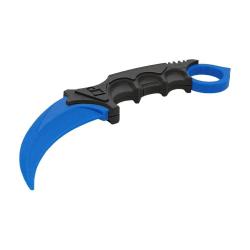 Couteau Karambit d'Entra&icirc;nement Airsoft (DragonPro) Bleu
