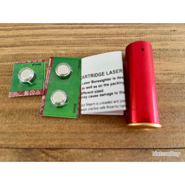 cartouche laser de r�glage � point rouge pour le calibre  12