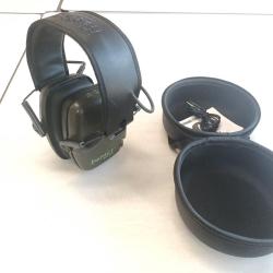 ENCHERE A PARTIR DE 1 EURO CASQUE NEUF ANTI BRUIT &Eacute;LECTRONIQUE IMPACT SPORT AVEC HOUSSE DE RANGEMENT