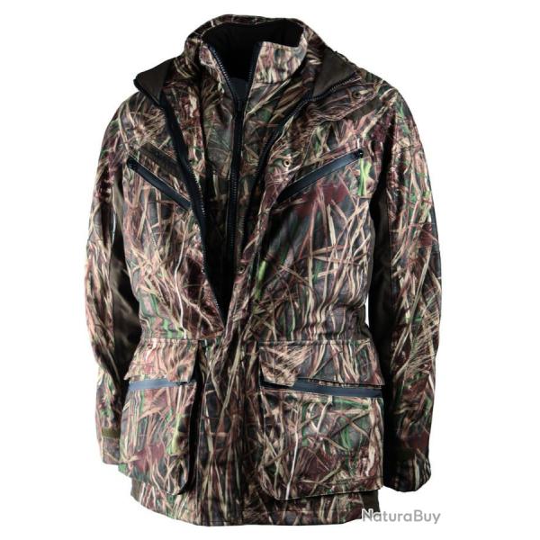 Veste de chasse Multi Hunt camo roseaux Somlys 2XL