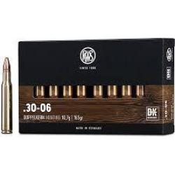 Balles 30-06 sprg RWS ks 150 gr