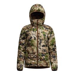 Veste &agrave; capuche en duvet Microdown Sitka pour femme Optifade Subalpine S