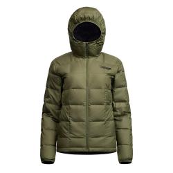 Veste &agrave; capuche en duvet Microdown Sitka pour femme Vert olive M