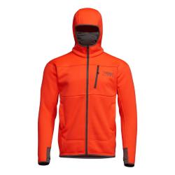 Sweat &agrave; capuche Sitka Traverse Hoody Blaze Orange M