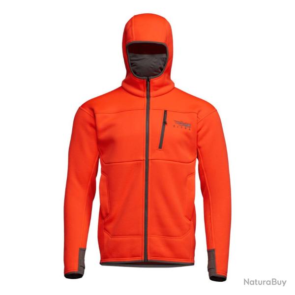 Sweat � capuche Sitka Traverse Hoody Blaze Orange XXL