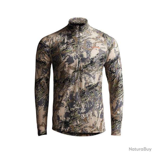T-shirt technique demi-zip Sitka Merino CORE Ltwt Optifade Open Country XXL