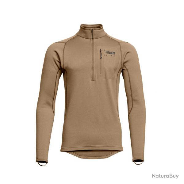Sous-pull thermique Sitka CORE Midweight Zip-T Coyote L