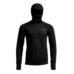 Sweat &agrave; capuche Sitka Core Merino 330 Black M