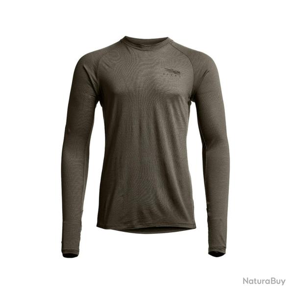T-shirt � manches longues en laine m�rino Sitka Pyrite XL