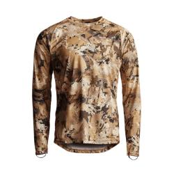 T-shirt &agrave; manches longues Sitka Core Merino 120 LS Crew Optifade Marsh XXL