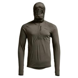 Sous-pull thermique &agrave; Capuche en Laine M&eacute;rinos Sitka Core Merino 120 Hoody Pyrite XL