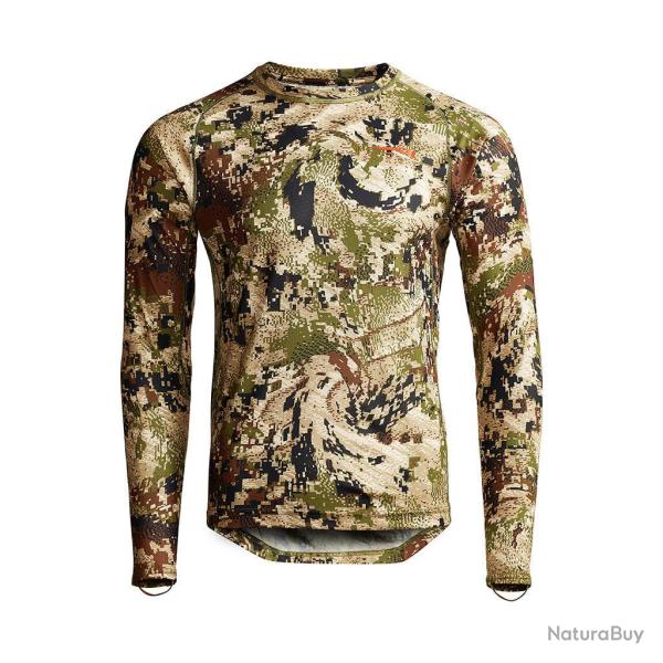 Sous-pull thermique Sitka CORE Lightweight Crew LS Optifade Subalpine L Tall