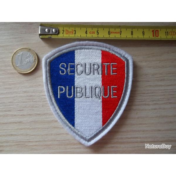 insigne tissu patch �cusson s�curit� publique