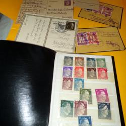PETIT ALBUM DE TIMBRES ALLEMAGNE PERIODE FIN DES ANNEES 30  , BON ETAT VOIR PHOTOS .POUR TOUT RENSEI