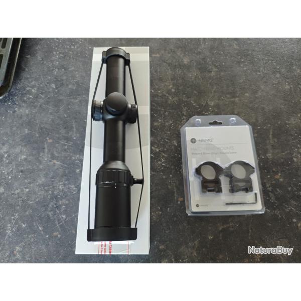 Lunette HAWKE VANTAGEHD 30 WA IR 1-8x24 ret. Circle Dot_(8x)Lumineux