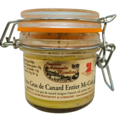 Foie gras de Canard entier mi-cuit bocal 90G