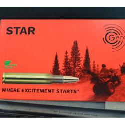 1 BOITE DE 20 MUNITIONS MANUFACTUREES GECO CALIBRE 7X64  STAR LEADFREE BULLET 9.1G/140GR NEUVES