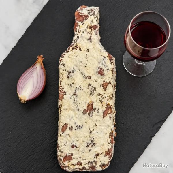 Saucisson sec au vin rouge &amp; �chalottes 220g