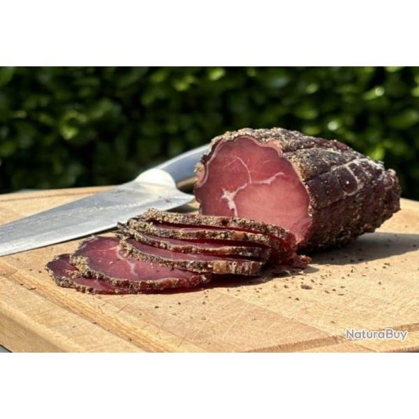 Filet s�ch� de sanglier sauvage 100% fran�ais 350g