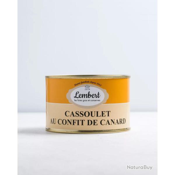 Cassoulet au confit de canard 800g