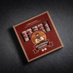 Coffret cadeau 5 saucissons cigares 1 coffret