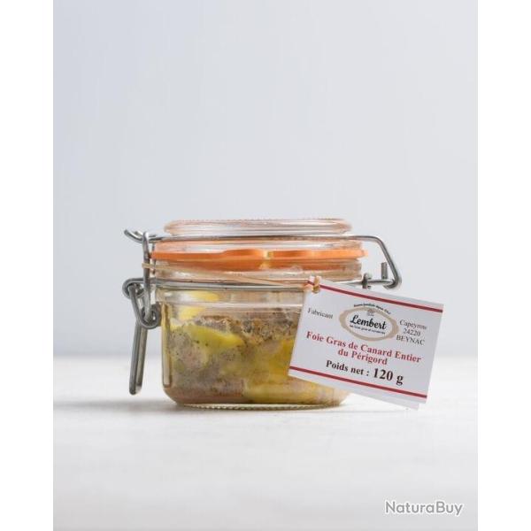 Foie gras de canard entier � la figue 120g
