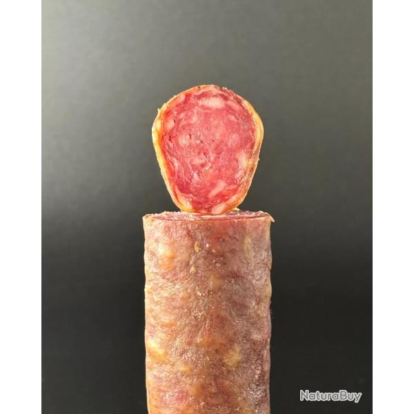 Saucisson Sanglier sauvage fran�ais fum� au bois de h�tre 180g