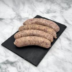Saucisse &agrave; cuire Capelin Artisanale 4x150g