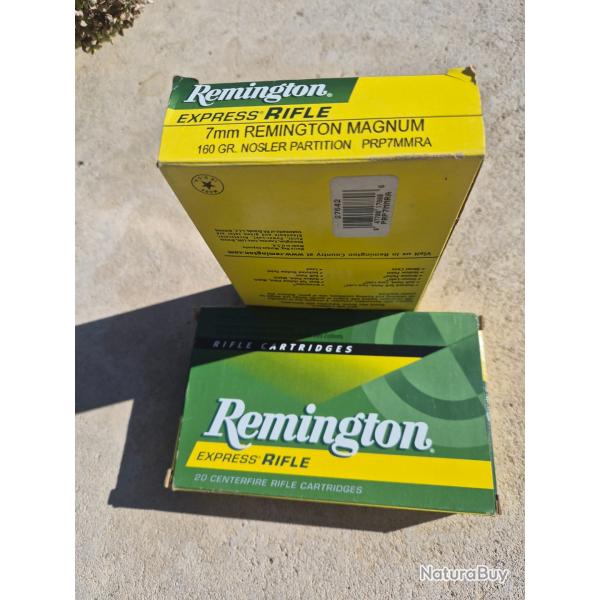 munition 7mm remington magnum 160grs