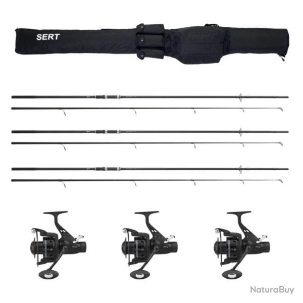 PACK SRT 3X CARP 10' 3LBS + HRS 4000 + FOURREAU