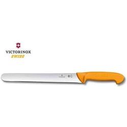 Victorinox Swibo 5.8441.25 - Couteau &agrave; trancher ( Jambon ) 25 cm, bout rond