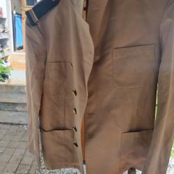 Vareuse militaire 1939 marine avec patte d'&eacute;paule de grade