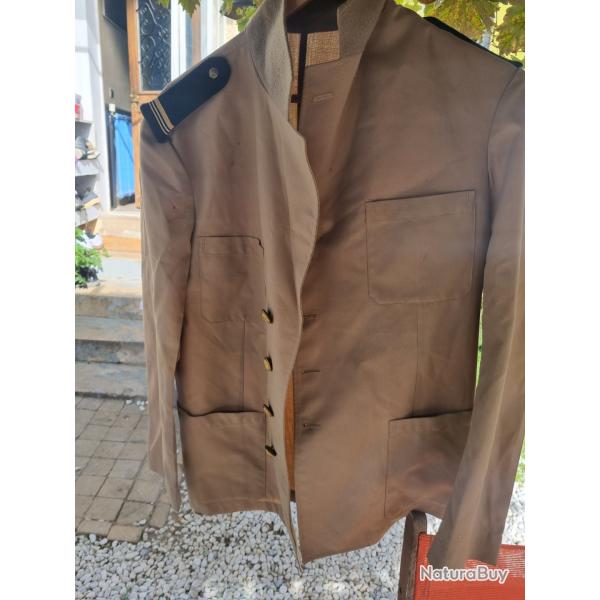 Vareuse militaire 1939 marine avec patte d'�paule de grade