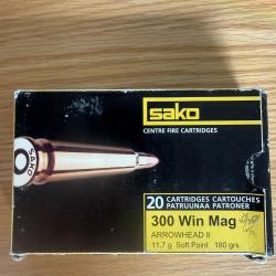 1/2 boite munitions SAKO 300WM