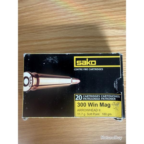 1/2 boite munitions SAKO 300WM