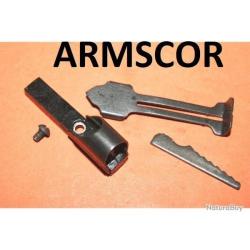 lot HAUSSE REGLABLE + GUIDON AVEC TUNNEL viseur carabine ARMSCOR - VENDU PAR JEPERCUTE (D9T2388)